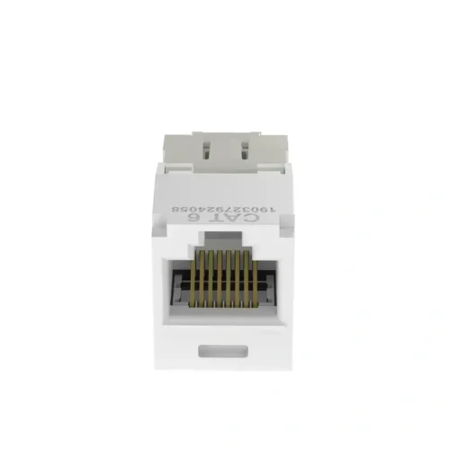 Módulo UTP Panduit Cat6 RJ45 Blanco, Jack, 8P8C, Mini-Com (MPN CJ688TGWH, Adaptadores y Accesorios De Red) img-1