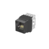 Módulo Keystone Cat6A Panduit NetKey, punchdown, RJ-45, negro (MPN NK6X88MBL, Cableado estructural) img-1