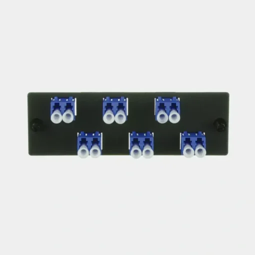 Patch Panel Panduit Opticom, fibra, 6 puertos LC, azul, OS2, cerámica zirconia (MPN FAP6WBUDLCZ, Adaptadores y Accesorios De Red) img-2