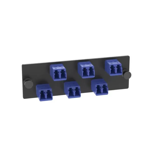 Panduit Opticom Fiber Adapter Panels Patch Panel Azul 6 Ports FAP6WBUDLCZ img-1