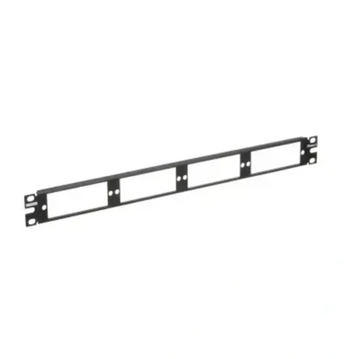 Panduit -Panel De Conexión De Fibra Multimodo Plano De 24 Puertos, Negro (MPN CFAPPBL1, Adaptadores y Accesorios De Red) img-1