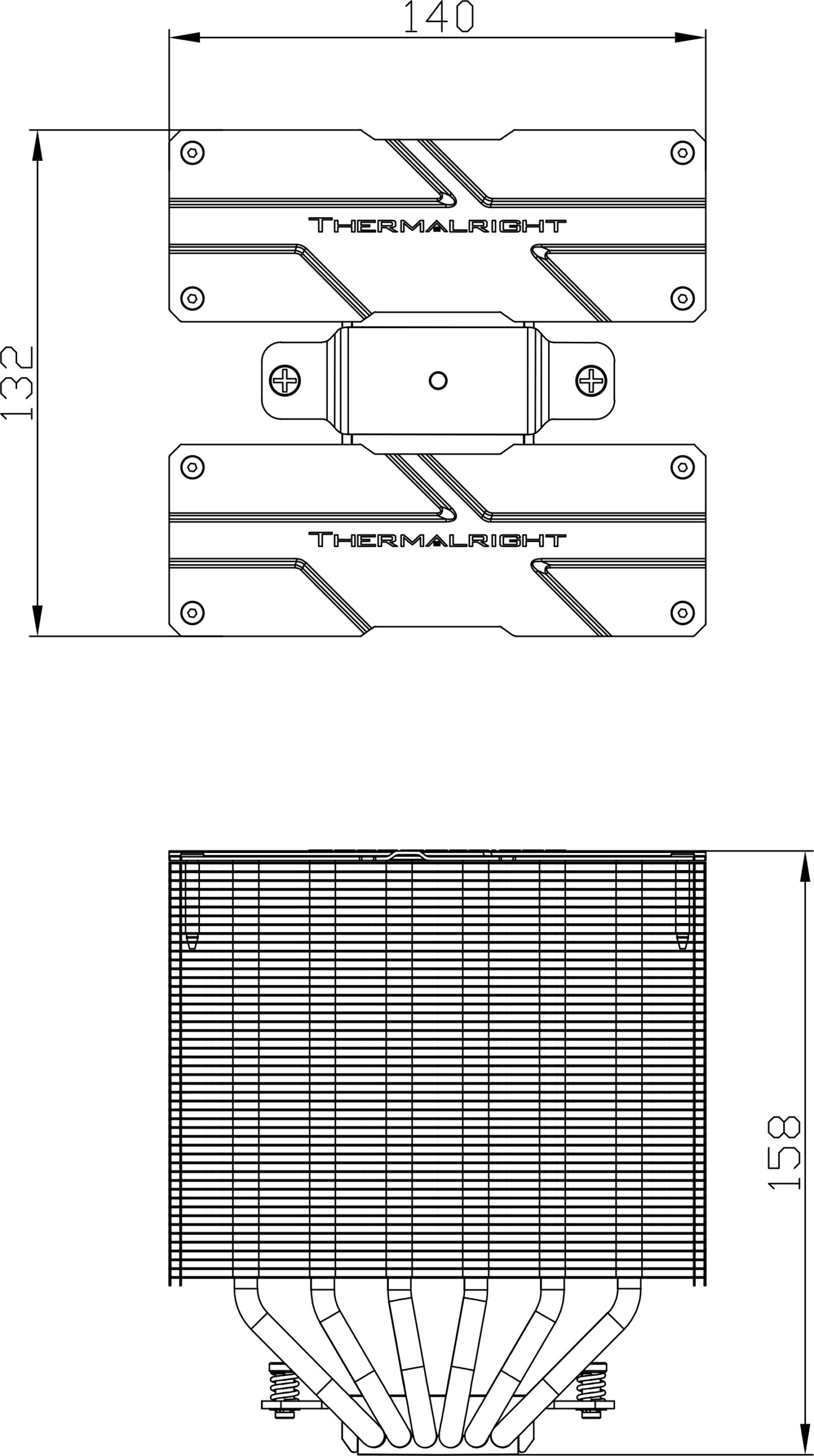 Disipador CPU Ventilador Procesador Thermalright Peerless Assassin 140 Black 10 Peerless Assassin 140 scaled
