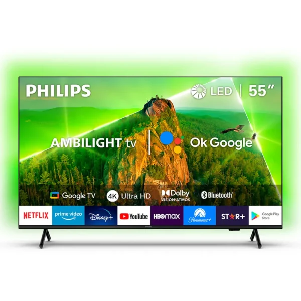 Philips Smart Tv , Led 75" Uhd, Sistema Operativo Google Tv™ 10, Ambilight 3 75PUD7908 img-1
