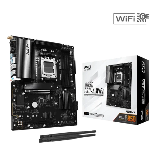 Placa Madre ASRock B850 Pro-A WiFi (ATX, Socket AM5, DDR5, PCIe 5.0, WiFi 6E) (MPN B850 PRO-A WIFI, Placas madres para PC) img-1