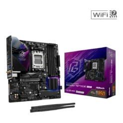 Placa Madre ASRock Phantom Gaming (mATX, AM5, DDR5, WiFi 7) (MPN B850M RIPTIDE WIFI, Placas madres para PC) img-1