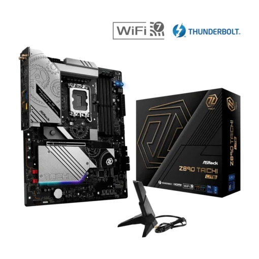 Placa Madre ASRock (ATX, AM5, DDR5, PCIe 5.0, WiFi 7) (MPN Z890 TAICHI LITE, Placas madres para PC) img-1