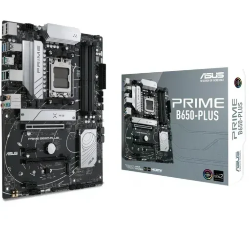Placa Madre ASUS PRIME B650, Socket AM5, DDR5 4800/6400Mhz, Formato ATX (MPN PRIME B650-PLUS, Placas madres para PC) img-1