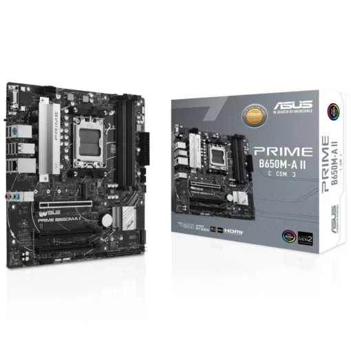 Placa Madre ASUS (AM5, DDR5, M.2 Gen5, PCIe 5.0, 2.5GB) (MPN PRIME B650M-A II CSM, Placas madres para PC) img-1
