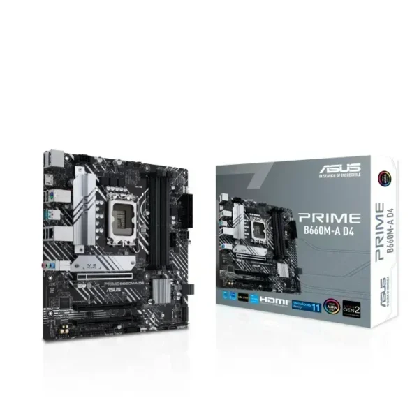 Placa Madre ASUS PRIME B660M-A D4 Motherboard Micro ATX Intel LGA 1700 DDR4 PRIMEB660M-AD4 img-1