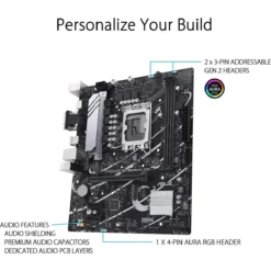 Placa Madre ASUS PRIME B760M-K D4, LGA 1700, DDR4 6 Placa Madre ASUS , LGA 1700, DDR4 (MPN PRIME B760M-K D4, Placas madres para PC) img-3