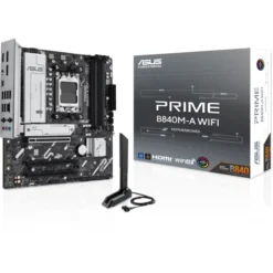 Placa Madre ASUS (Micro ATX, AM5, DDR5, PCIe 4.0, WiFi 6E) (MPN PRIME B840M-A WIFI, Placas madres para PC) img-1