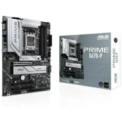 Placa Madre ASUS AMD AM5, DDR5 4800/6400Mhz, PCIe 5.0 M.2 (MPN PRIME X670-P, Placas madres para PC) img-1
