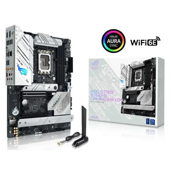Placa Madre ASUS , LGA 1700, DDR4, PCIe 5.0 WIFI6 ROG STRIX B760-A GAMING WIFI D4 img-1