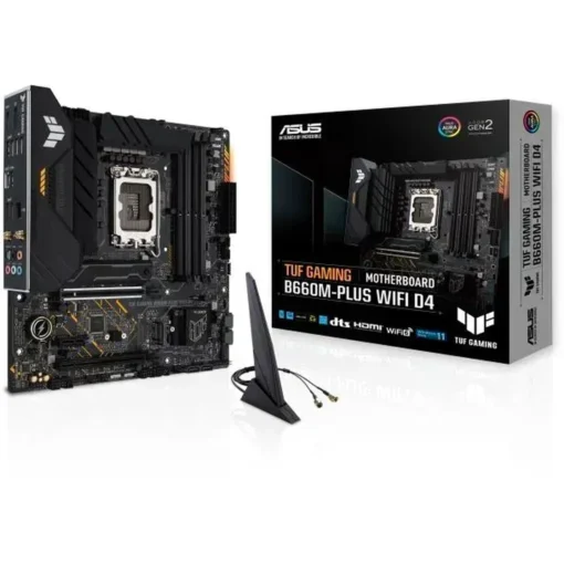 Placa Madre ASUS Intel LGA1700, DDR4 (MPN TUF GAMING B660M-PLUS WIFI D4, Placas madres para PC) img-1