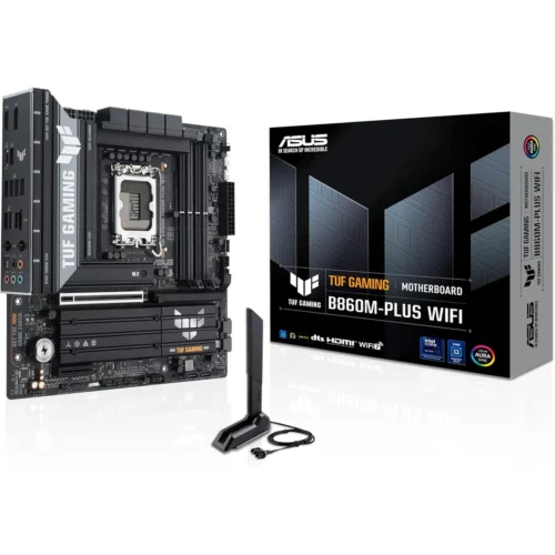 Placa Madre ASUS TUF GAMING B860M-PLUS WIFI (Micro ATS, LGA 1851, DDR5, WiFi 7) (MPN 90MB1JV0-M0EAY0, Placas madres para PC) img-1