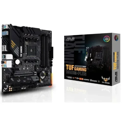Placa Madre ASUS TUF Gaming B550M PLUS Wi-Fi, Socket AM4, DDR4 PCIe 4.0 (MPN B550M-PLUS, Placas madres para PC) img-1