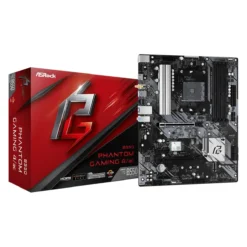 Placa Madre ATX ASRock B550 Phantom Gaming 4/AC, AMD AM4, DDR4, WiFi 5 (MPN B550 PHANTOM GAMING 4/AC, Placas madres para PC) img-1