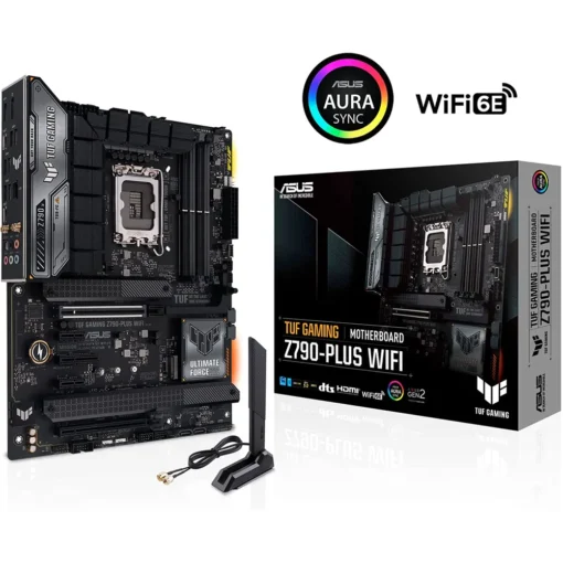 Placa Madre ATX ASUS Socket LGA 1700, DDR5, WiFi 6E TUF GAMING Z790-PLUS WIFI