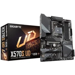 Placa Madre ATX Gigabyte , Socket AMD AM4, DDR4, M2 NVMe 4.0 (MPN X570S UD, Placas madres para PC) img-1