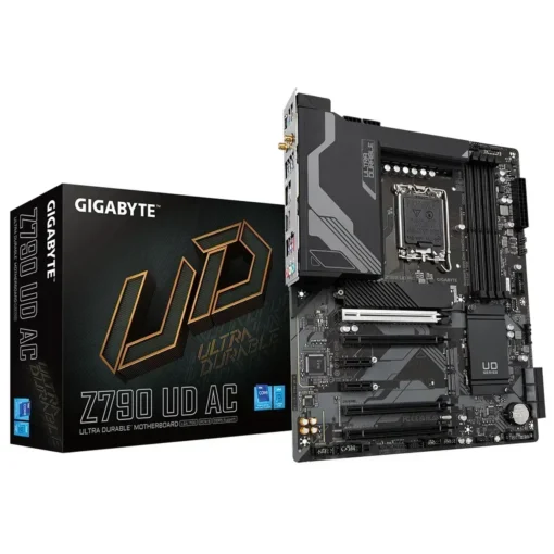 Placa Madre ATX Gigabyte , Intel LGA 1700, DDR5, WiFi 5 (MPN Z790 UD AC, Placas madres para PC) img-1