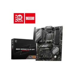 Placa Madre ATX MSI , Socket AMD AM5, DDR5, WiFi 6E (MPN B650 GAMING PLUS WIFI, Placas madres para PC) img-1