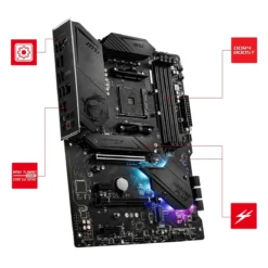 Placa Madre ATX MSI , Socket AMD AM4, DDR4 (MPN MPG B550 GAMING PLUS, Placas madres para PC) img-1
