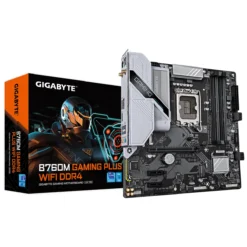 Placa Madre B760M GAMING PLUS WIFI DDR4 (Micro ATX, LGA 1700, DDR4, WiFi 6) (MPN B760M G P WIFI DDR4, Placas madres para PC) img-1