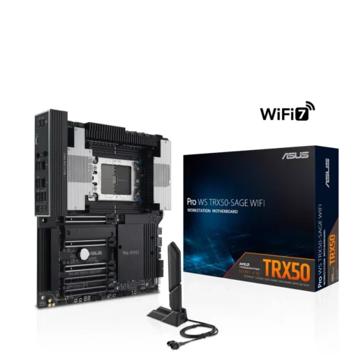Placa Madre E-ATX ASUS Pro WS TRX50-SAGE WIFI Socket AMD sTR5, WiFI 7 (MPN PRO WS TRX50-SAGE WIFI, Placas madres para PC) img-1