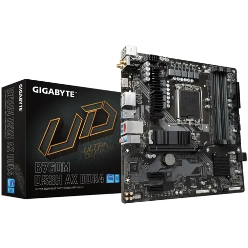 Placa Madre GIGABYTE WiFi 6 B760M DS3H AX DDR4 img-1