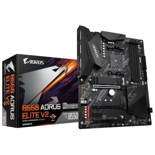 Placa Madre Gigabyte Socket AMD AM4 (MPN B550 AORUS ELITE V2, Placas madres para PC) img-1