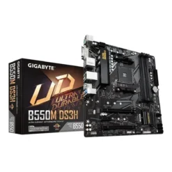 Placa Madre Gigabyte , Micro ATX, Socket AMD AM4, DDR4, PCIe 4.0 (MPN B550M DS3H, Placas madres para PC) img-1
