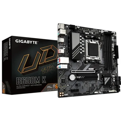 Placa Madre Gigabyte Socket AMD AM5, DDR5 (MPN B650M K, Placas madres para PC) img-1