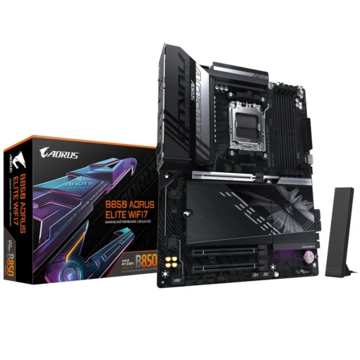 Placa Madre Gigabyte B850 AORUS ELITE WiFi 7 (AMD AM5, DDR5, WiFi7) (MPN B850 A ELITE WF7, Placas madres para PC) img-1