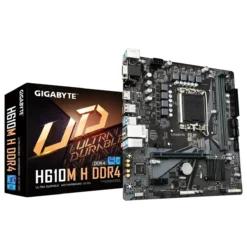 Placa Madre Gigabyte Micro ATX Socket Intel LGA1700 (MPN H610M H DDR4, Placas madres para PC) img-1
