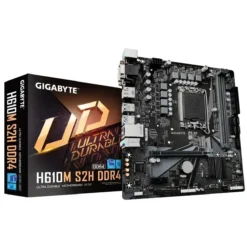 Placa Madre Gigabyte H610M S2H Micro ATX Intel LGA1700 DDR4 (MPN H610M S2H DDR4, Placas madres para PC) img-1