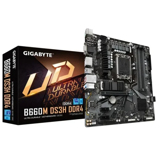 Placa Madre Gigabyte Micro ATX B660M DS3H Intel LGA1700 DDR4 (MPN B660M DS3H DDR4, Placas madres para PC) img-1