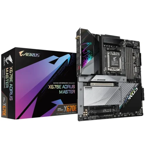 Placa Madre Gigabyte Socket AM5, DDR5, WiFi6, USB Type-C (MPN X670E AORUS MASTER, Placas madres para PC) img-1