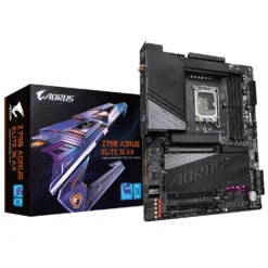 Placa Madre Gigabyte , DDR5, LGA 1700 Gen13 y Gen14 Z790 AORUS ELITE X AX