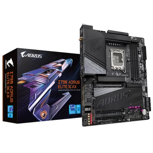 Placa Madre Gigabyte , DDR5, LGA 1700 Gen13 y Gen14 Z790 AORUS ELITE X AX