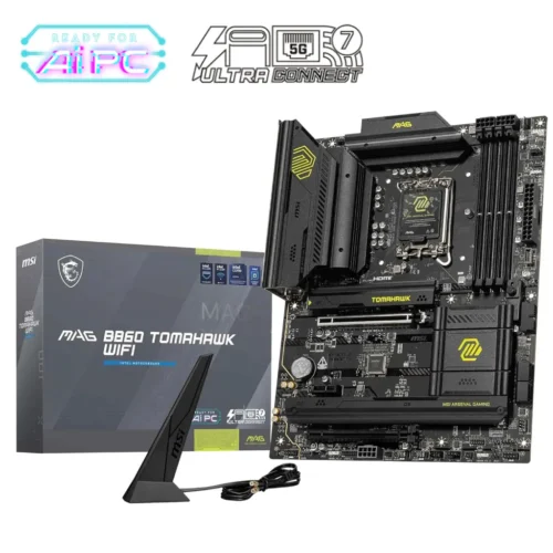 Placa Madre MSI (ATX, LGA 1851, DDR5, WiFi 7 ) (MPN MAG B860 TOMAHAWK WIFI, Placas madres para PC) img-1