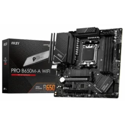 Placa Madre MSI Socket AMD AM5 Micro ATX (MPN PRO B650M-A WIFI, Placas madres para PC) img-1