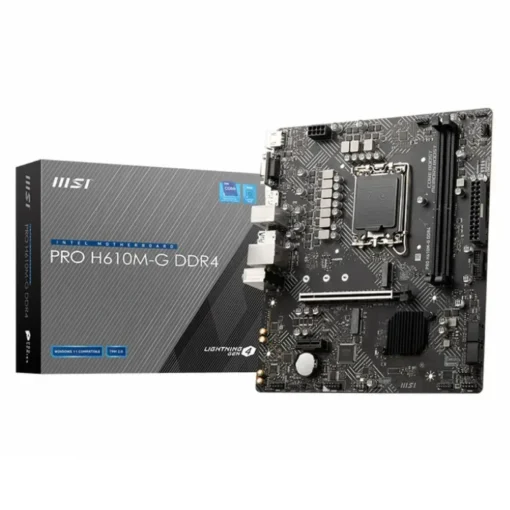 Placa Madre MSI Socket Intel LGA 1700 Micro ATX (MPN PRO H610M-G DDR4, Placas madres para PC) img-1