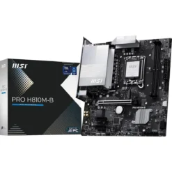 Placa Madre MSI (Micro ATX, LGA 1851, DDR5, WiFi 6E) (MPN PRO H810M-B WIFI6E, Placas madres para PC) img-1
