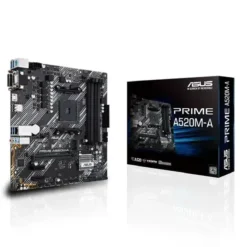 Placa Madre Micro ATX AMD AM4 ASUS PRIME DDR4 (MPN A520M-A, Placas madres para PC) img-1
