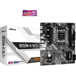 Placa Madre Micro ATX ASRock Socket AMD AM5, DDR5 (MPN B650M-H/M.2+, Placas madres para PC) img-1
