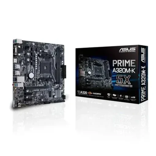 Placa Madre Micro ATX ASUS Socket AMD AM4 DDR4 (MPN PRIME A320M-K, Placas madres para PC) img-1