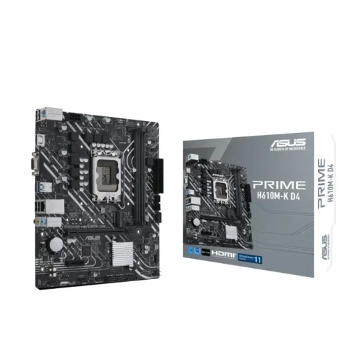 Placa Madre Micro ATX ASUS , Socket LGA 1700, DDR4 PRIME H610M-K D4