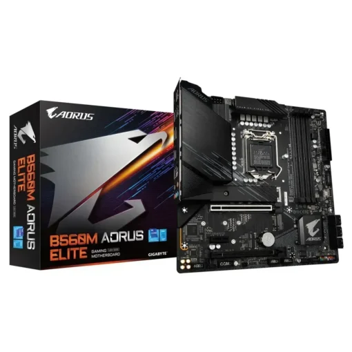 Placa Madre Micro ATX Gigabyte B560M AORUS Elite Socket Intel LGA1200 (MPN B560M AORUS ELITE, Placas madres para PC) img-1