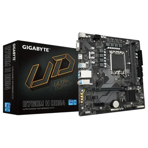 Placa Madre Micro ATX Gigabyte , Socket Intel LGA 1700 (MPN B760M H DDR4, Placas madres para PC) img-1