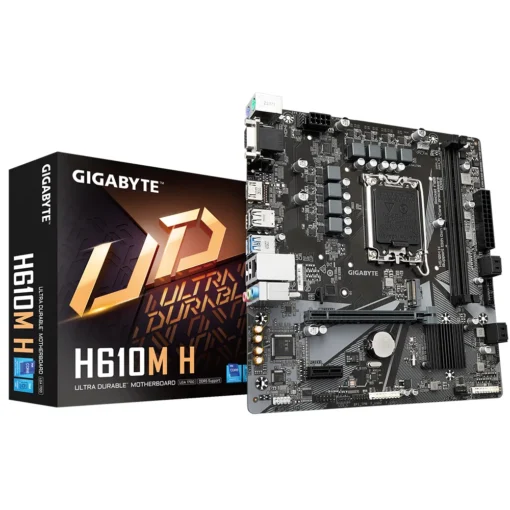 Placa Madre Micro ATX Gigabyte , Socket Intel LGA 1700, DDR5 H610M H